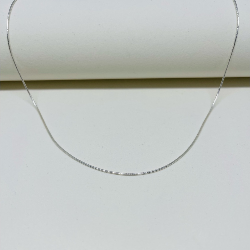 925 Italian Solid Sterling Silver Glitter Chain. … - image 1